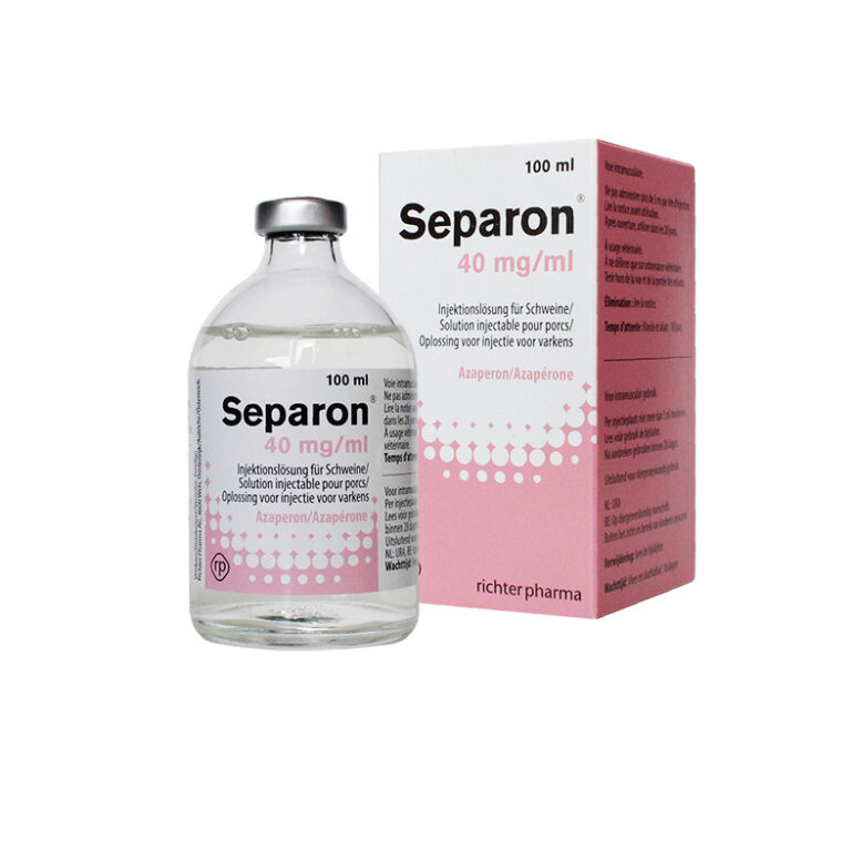 Azaperon SEPARON 40 mg/ml Inj. 100 ml - Alivira Belgium