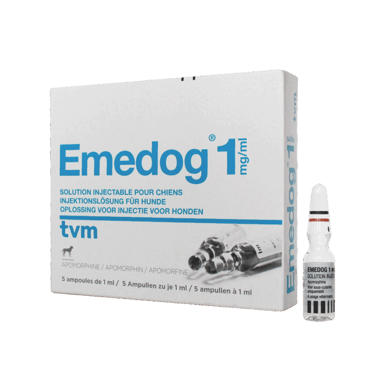 EMEDOG Inj. 1 mg/ml 5 x 1 ml - Alivira Belgium